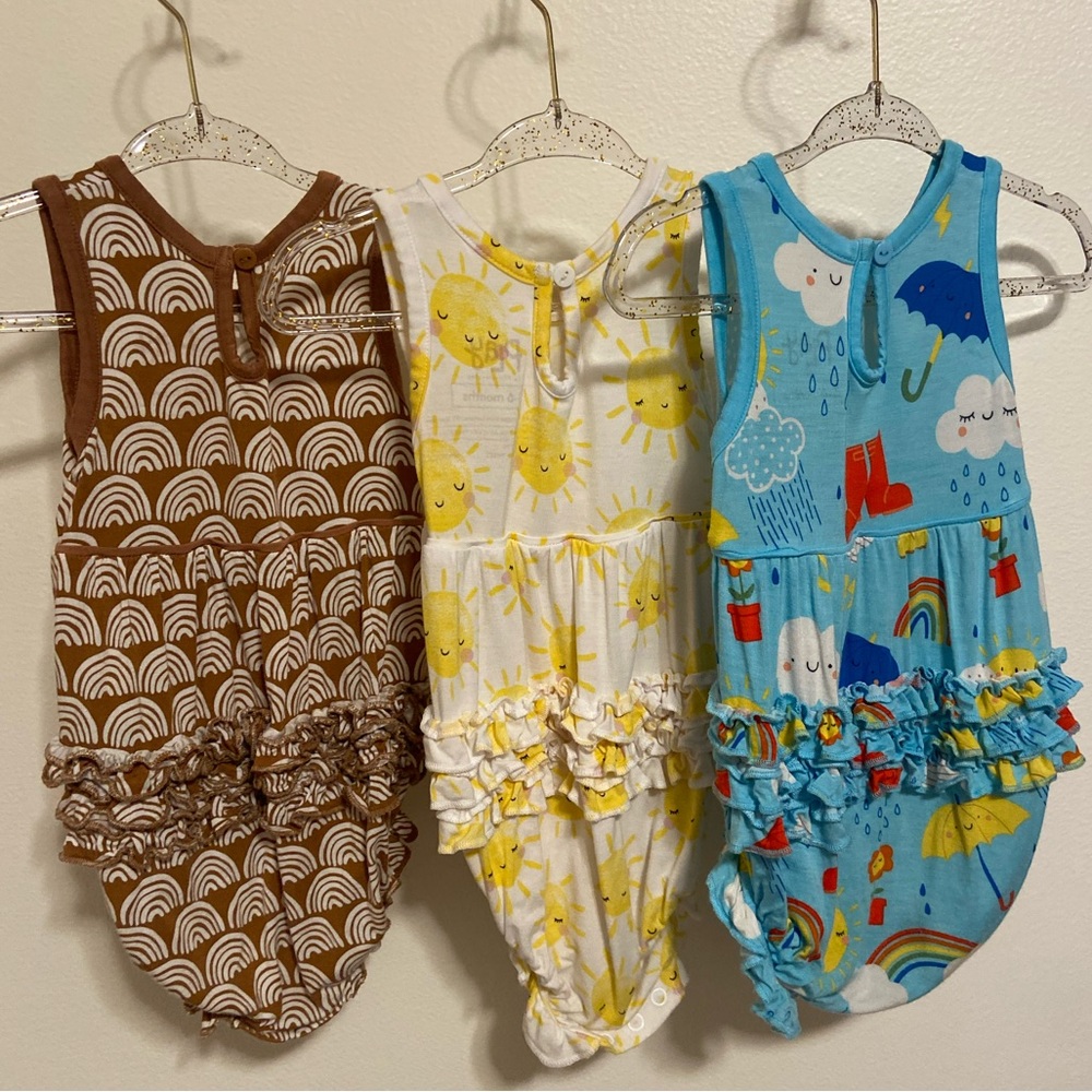 Little Sleepies Bubble Romper lot